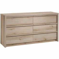 Cheapest 🎁 Pemberly Row Engineered Wood Bedroom 👗 Dresser In Pacific Maple ✔️
