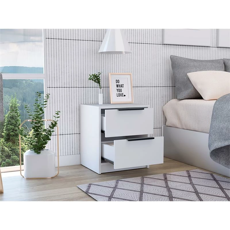 Top 10 ๐ Home Square 2-Piece Set With 3 Drawers ๐ Dresser And Night Stand In White ๐ - Image 5