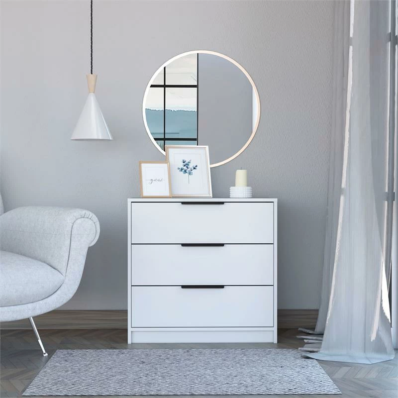 Top 10 ๐ Home Square 2-Piece Set With 3 Drawers ๐ Dresser And Night Stand In White ๐ - Image 6