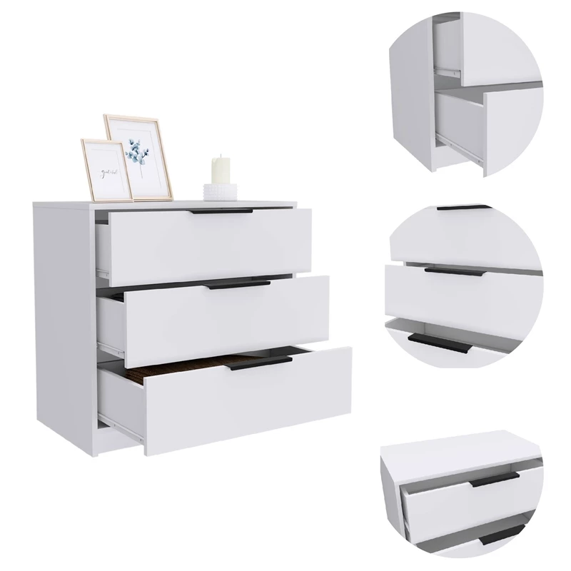 Top 10 ๐ Home Square 2-Piece Set With 3 Drawers ๐ Dresser And Night Stand In White ๐ - Image 8