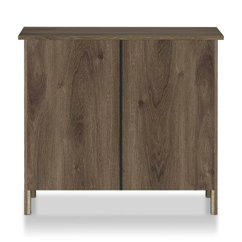 Hot Sale 😉 Bowery Hill Rustic Wood 3-Drawer 👗 Dresser In Distressed Walnut 🥰 - Image 5