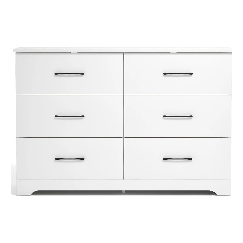 Cheap 😍 Galano Darsh 6-Drawer Matte White 👗 Dresser With Ultra Fast Assembly 🌟 - Image 3
