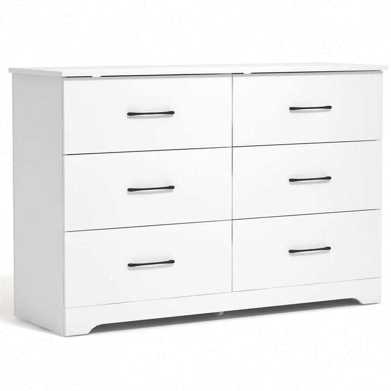 Cheap 😍 Galano Darsh 6-Drawer Matte White 👗 Dresser With Ultra Fast Assembly 🌟 - Image 4