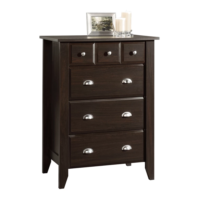 Brand new 🌟 Sauder Shoal Creek Engineered Wood 4 Drawer Chest In Jamocha Wood 😍 - Image 4