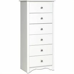 Best Sale ๐งจ Prepac Monterey 6 Drawer Chest In White โจ