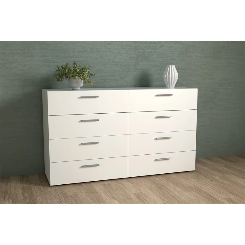 Discount ⌛ Tvilum Austin 8 Drawer Double 👗 Dresser In White 🛒 - Image 14