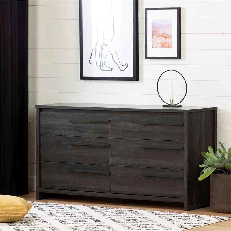 Brand new 😍 South Shore Tao 6-Drawer Double 👗 Dresser In Gray Oak 👍 - Image 7